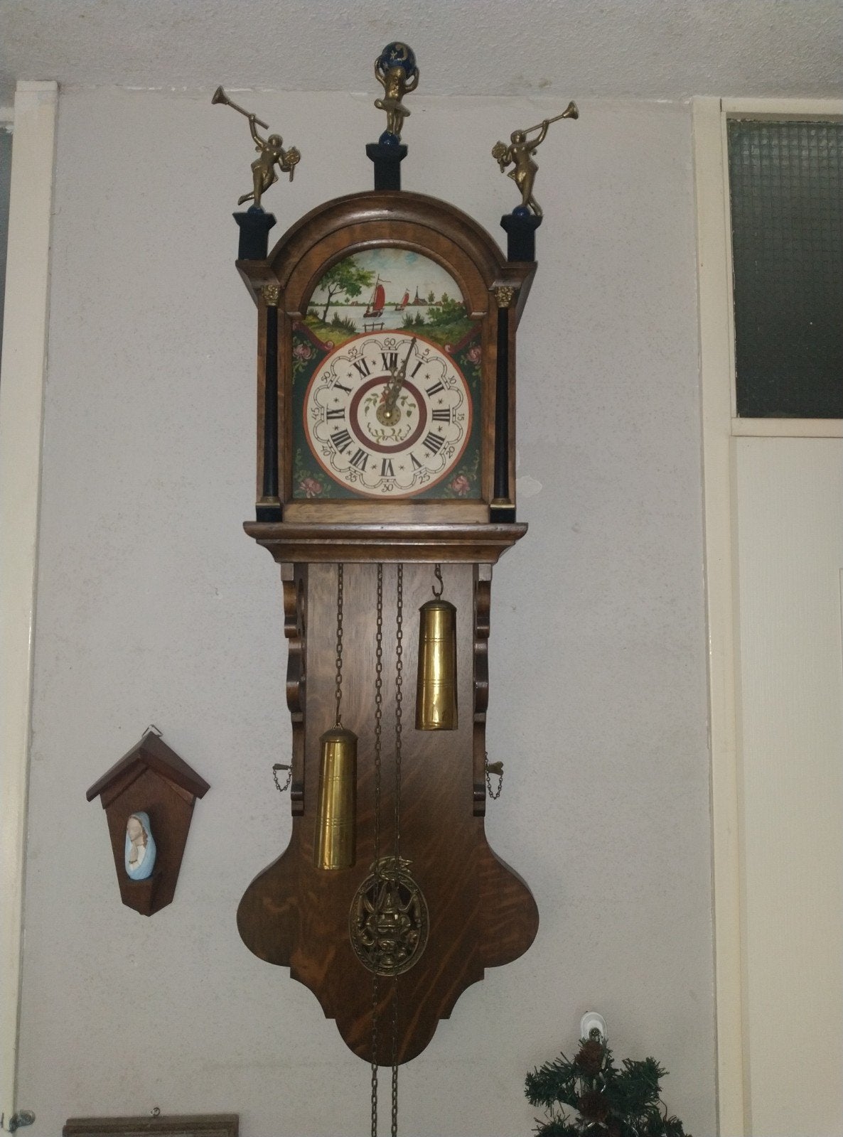 antieke Friese staartklok, Ophalen of Verzenden