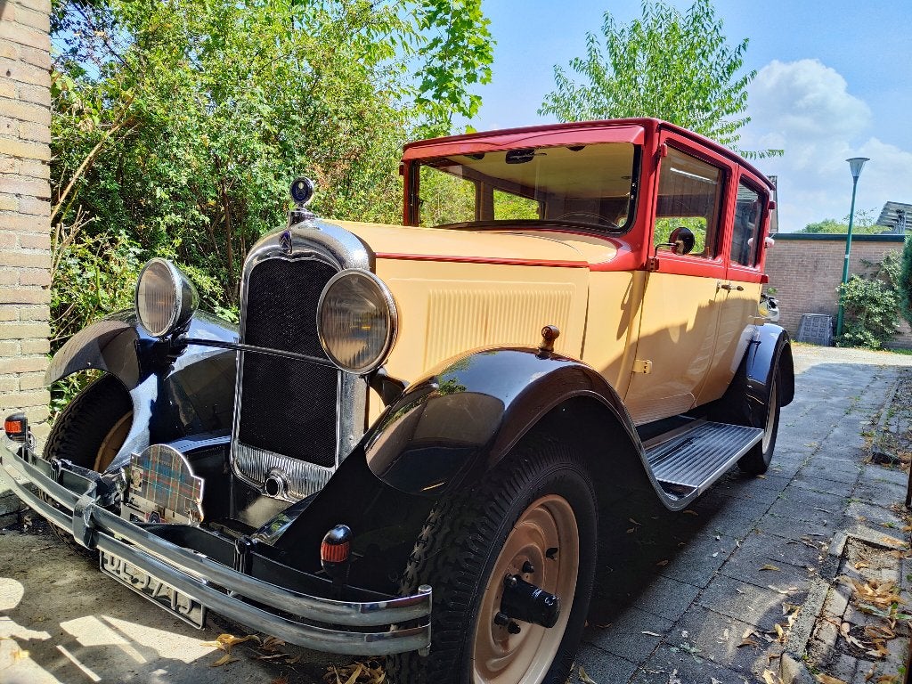 Citroën C4G Oldtimer 1931 Beige/rood/zwart, Auto's, Citroën, 1330 kg, Beige, 4 cilinders, Beige