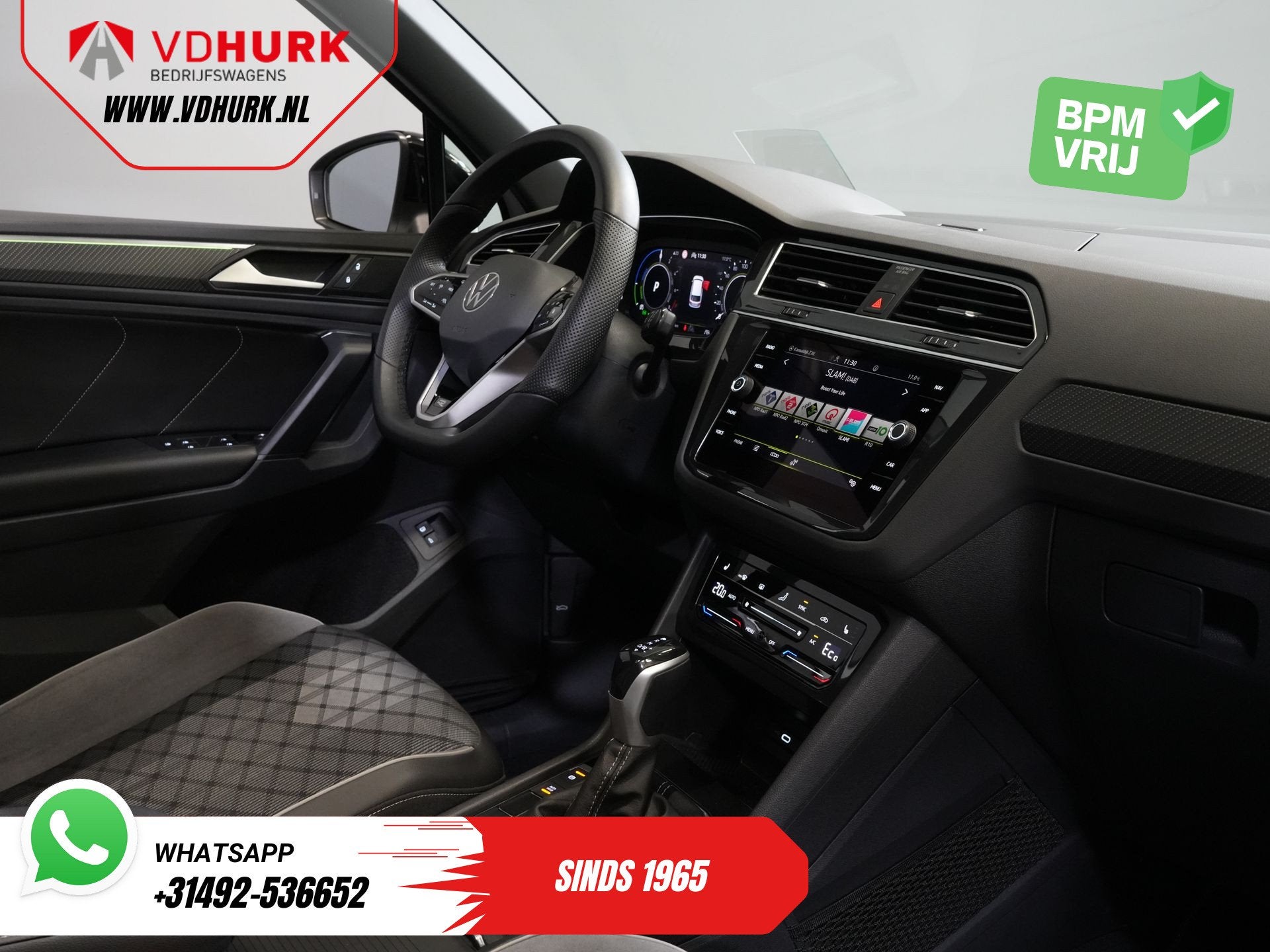 Volkswagen Tiguan 1.4 TSI eHybrid R-Line (DEMO) Pano/ IQ-Lig, Auto's, 1716 kg, Euro 6, 4 cilinders, Wit