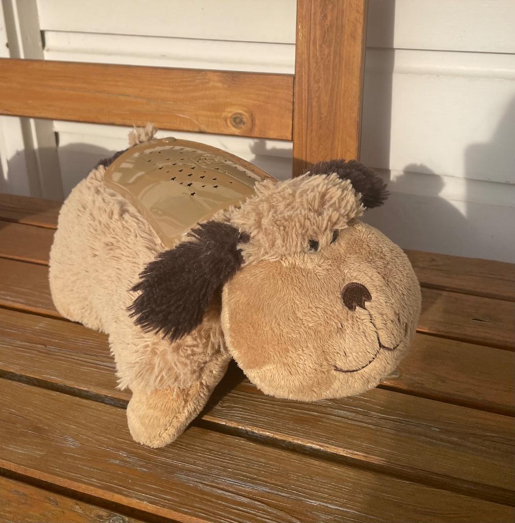 Pillow Pets Dream Lites knuffel hond | sterrenhemel, Ophalen of Verzenden, Hond
