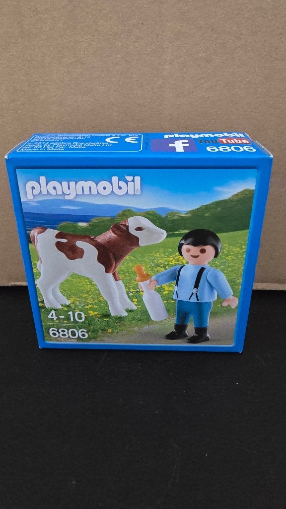Playmobil 6806 Jongen met kalf nieuw in doos, Complete set, Nieuw, Ophalen of Verzenden, Figuren