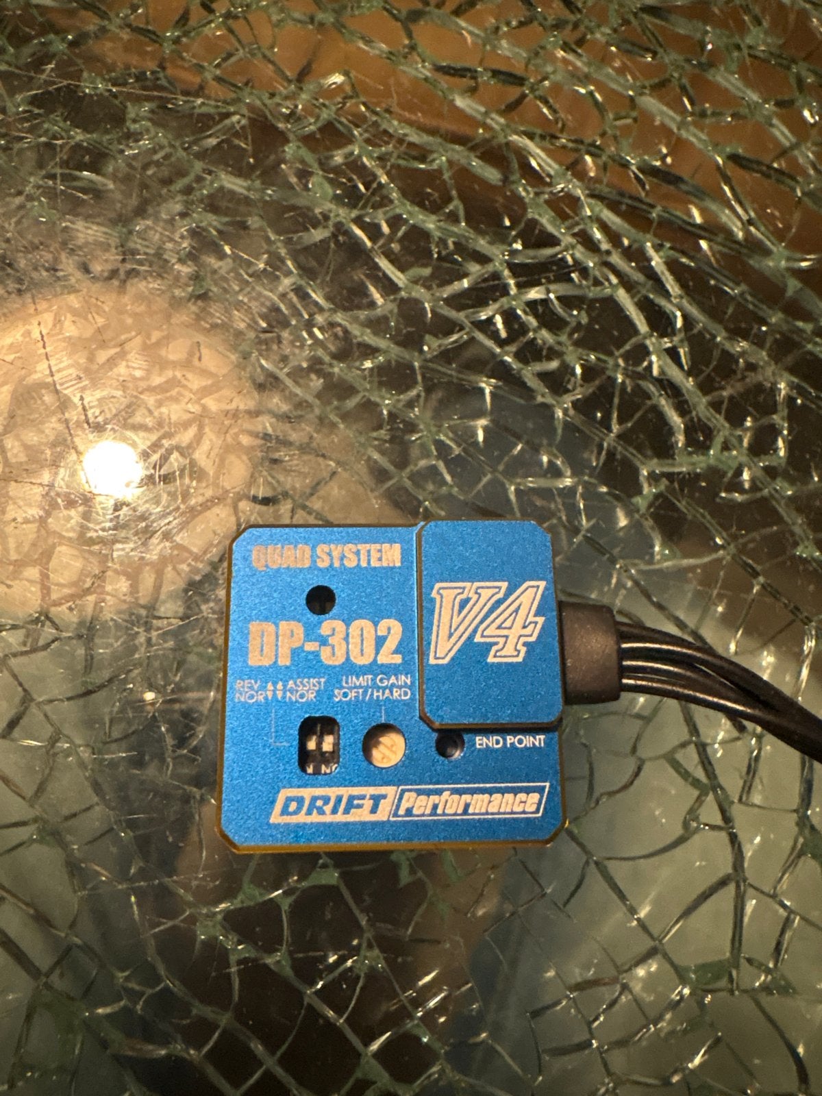 Drift Performance DP-302 V4 Gyro voor RC Drift Auto, Ophalen of Verzenden, Gebruikt, Onderdeel