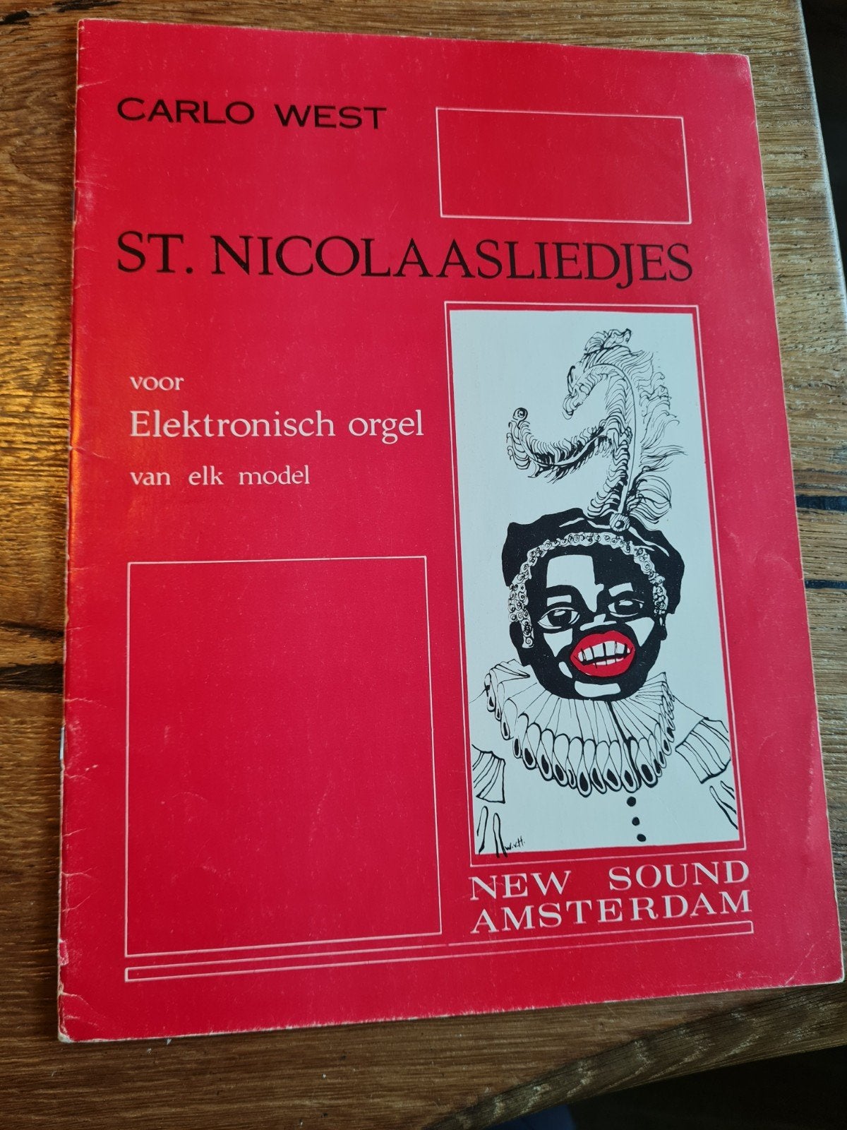 St. Nicolaasliedjes voor Elektronisch Orgel - Carlo West, Ophalen of Verzenden, Gebruikt, Les of Cursus, Orgel
