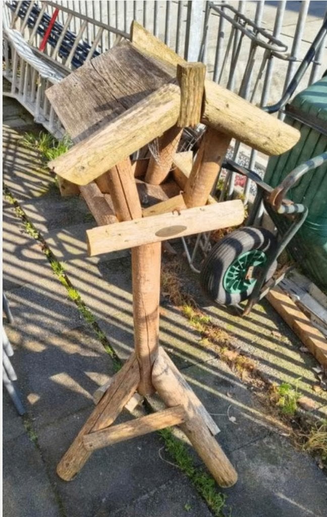 vogelhuisje van hout, Ophalen, Gebruikt, ., .