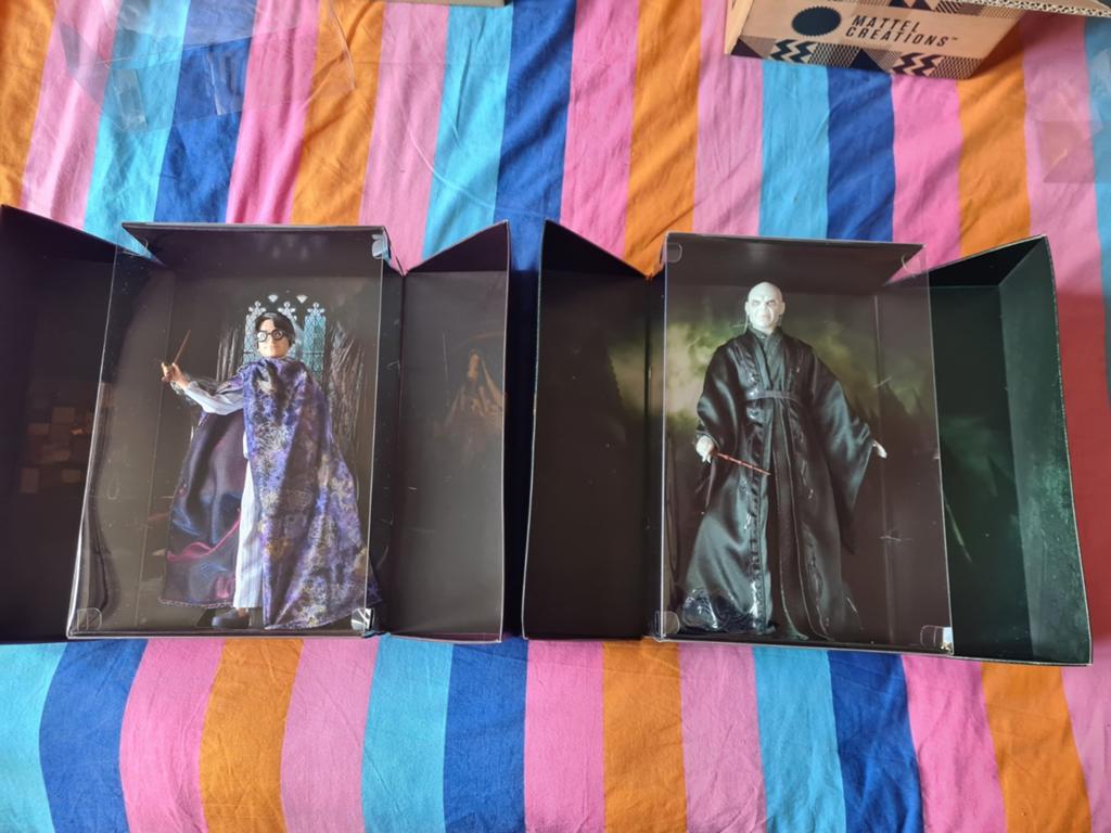 Harry Potter en Heer Voldemort poppen NRFB - Mattel, Ophalen of Verzenden, Nieuw, Actiefiguurtje