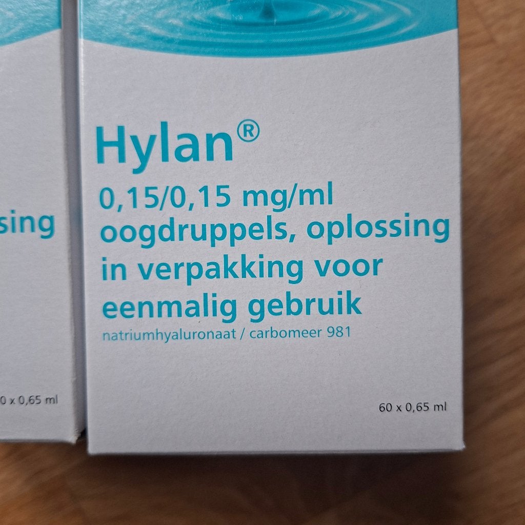 Hylan Oogdruppels - Oplossing voor eenmalig gebruik, Ophalen of Verzenden, Nieuw, Overige typen