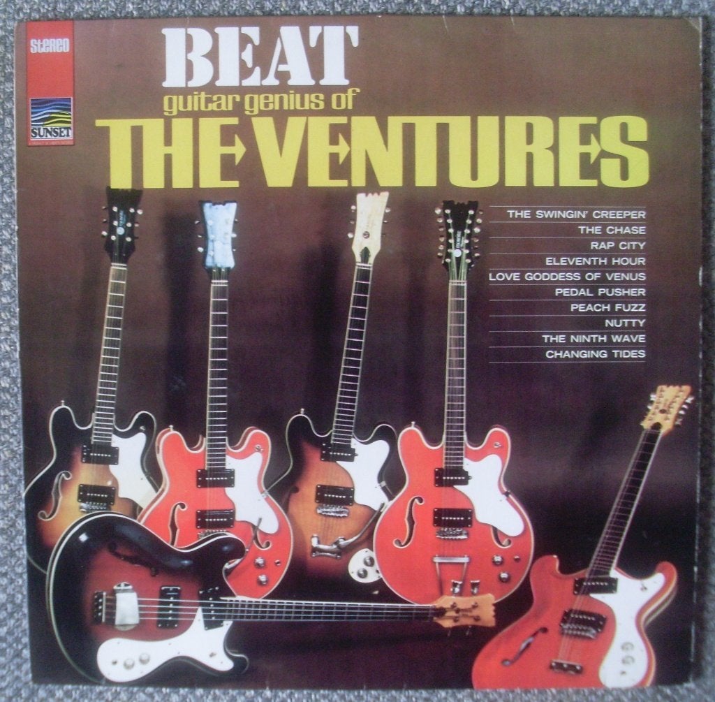 The Ventures - Beat Guitar Genius (LP), Cd's en Dvd's, Gebruikt, Ophalen of Verzenden, 12 inch, Rock-'n-roll