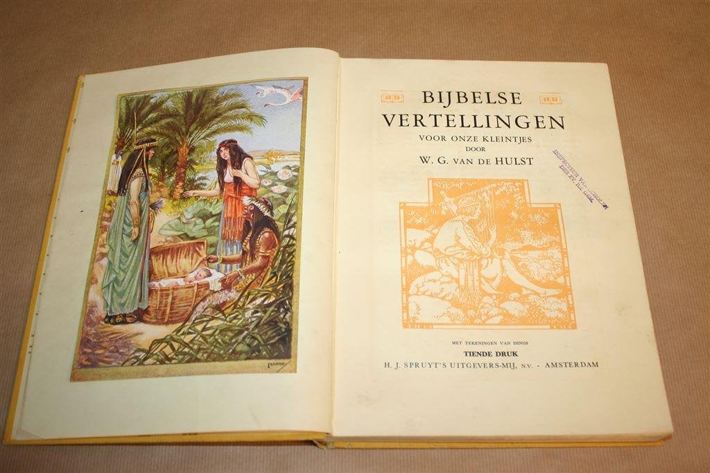 Bijbelse vertellingen, voor onze kleintjes. Hulst. 1950., Ophalen of Verzenden, Gelezen