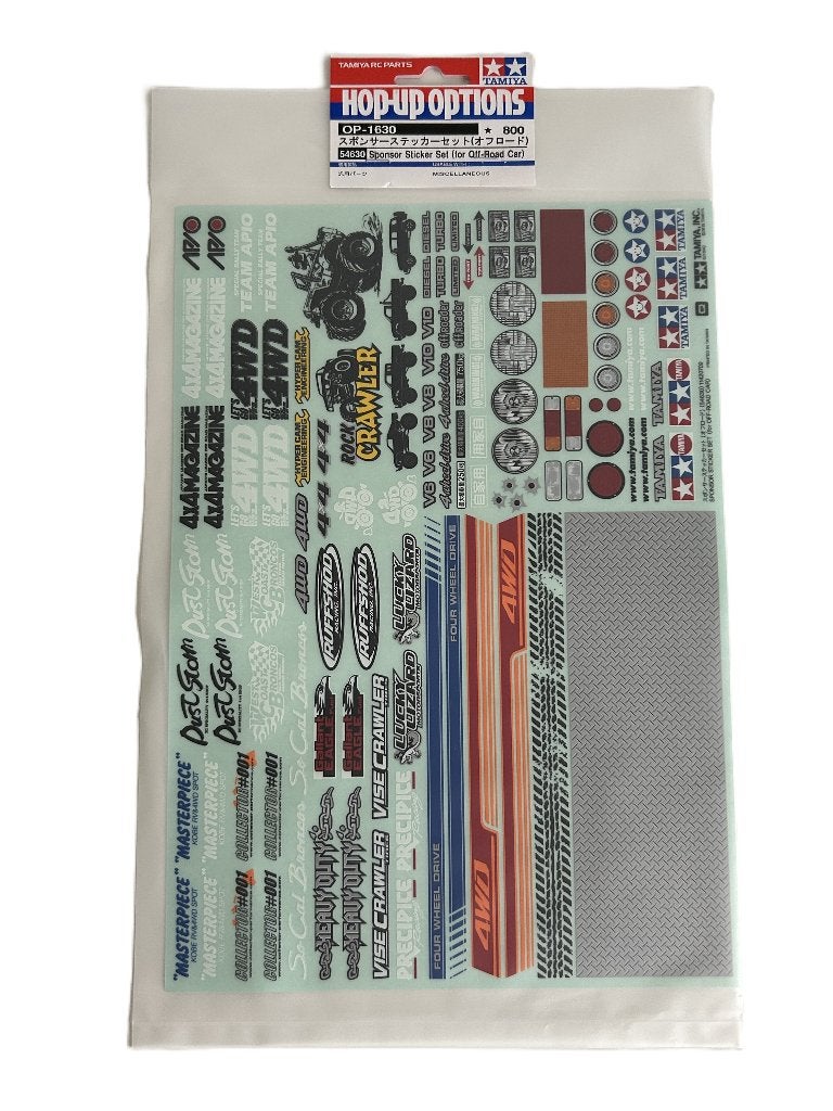 Tamiya 54630 Off-Road Stickers, Verzenden, Nieuw, Onderdeel