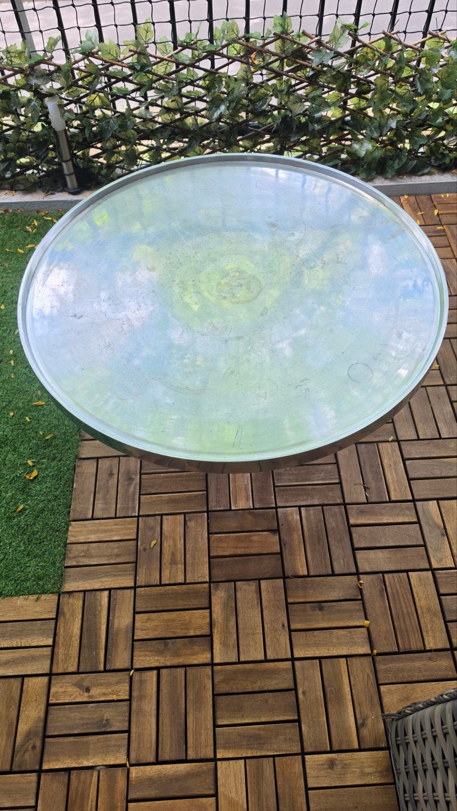 riviera maison salontafel, 50 tot 100 cm, Rond, Zo goed als nieuw, 50 tot 100 cm