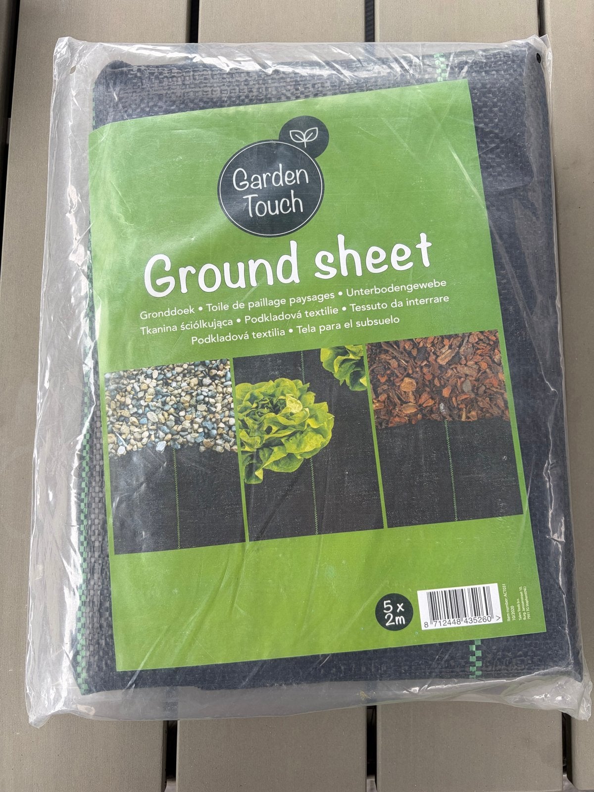 Garden Touch Worteldoek/ Gronddoek - 5x2m Onkruiddoek, Tuin en Terras, Ophalen of Verzenden, Nieuw, 10 tot 20 m², Gras