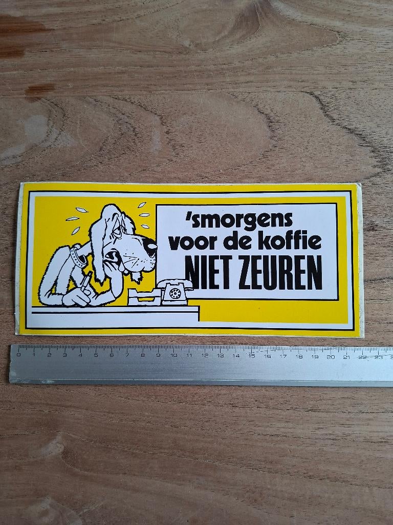Sticker niet zeuren, Ophalen of Verzenden, Zo goed als nieuw, Overige typen