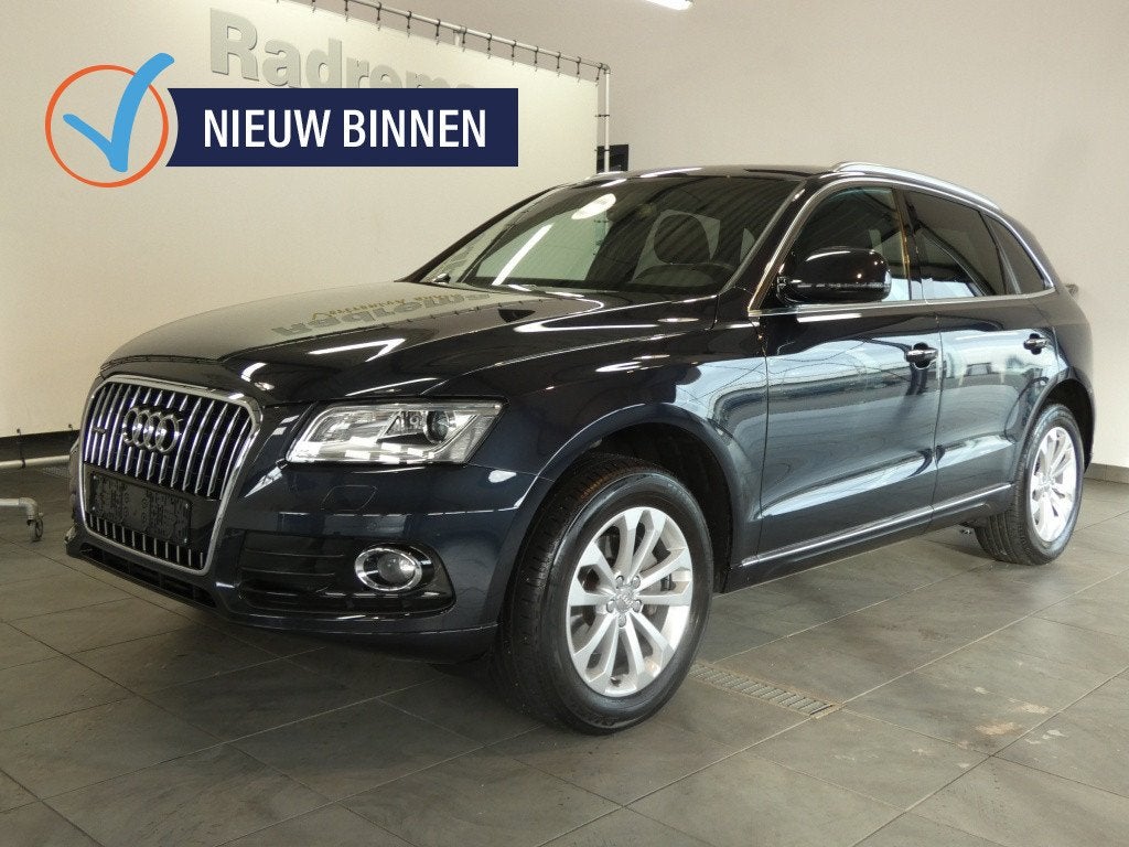 Audi Q5 190pk TDI AUT Quattro Panodak Nappa LED (bj 2016), Automaat, Gebruikt, Euro 6, 4 cilinders