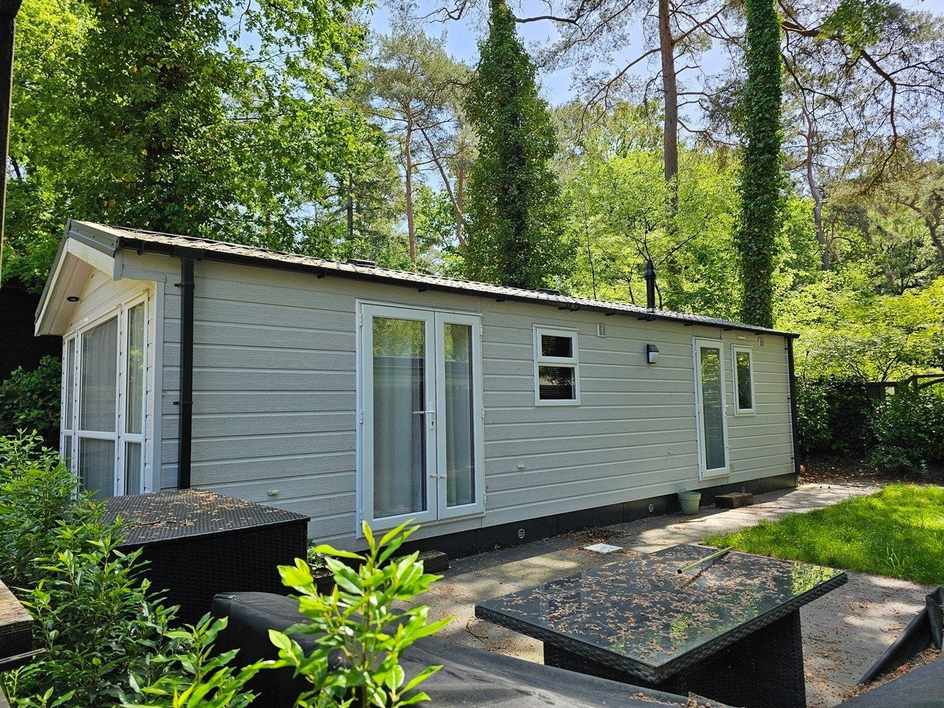 Chalet te koop camping Samoza in Vierhouten., Caravans en Kamperen