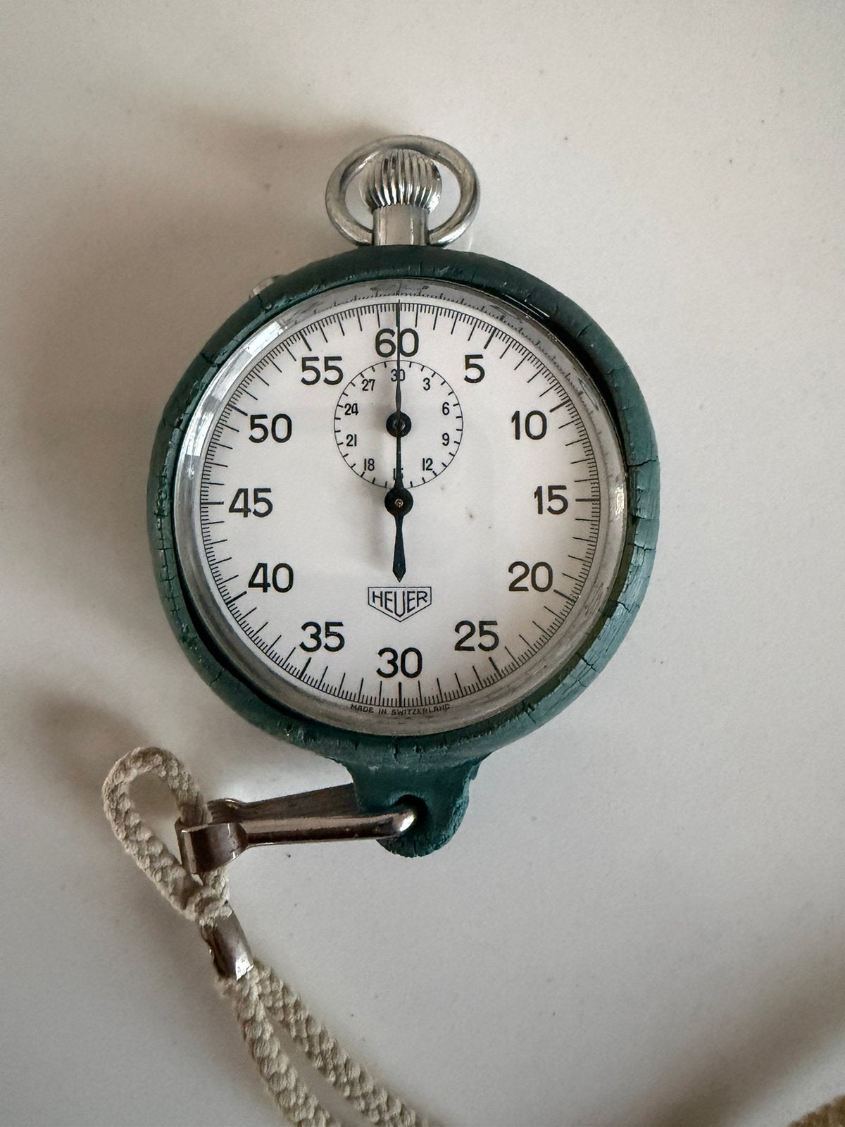 Heuer stopwatch vintage, Ophalen, Staal, Overige merken, 1960 of later