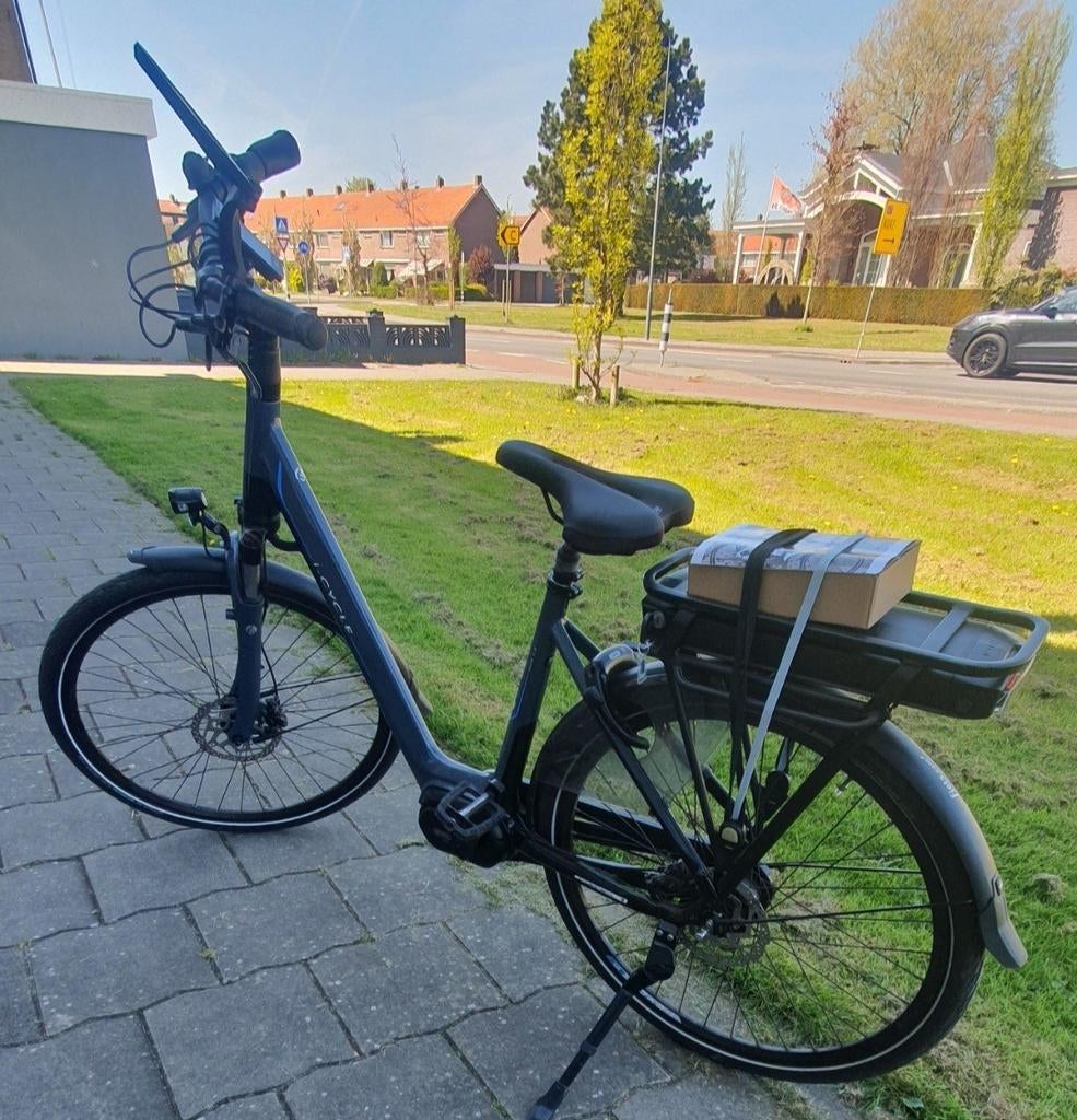 Elektrische damesfiets icycle middenmoter bafang m420, Fietsen en Brommers, 51 tot 55 cm, Ophalen of Verzenden, Zo goed als nieuw