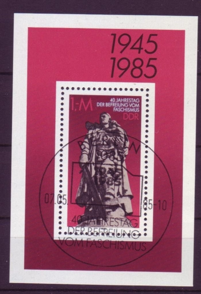 DDR 1985, blok 82, Gestempeld., Postzegels en Munten, Verzenden, DDR, Gestempeld