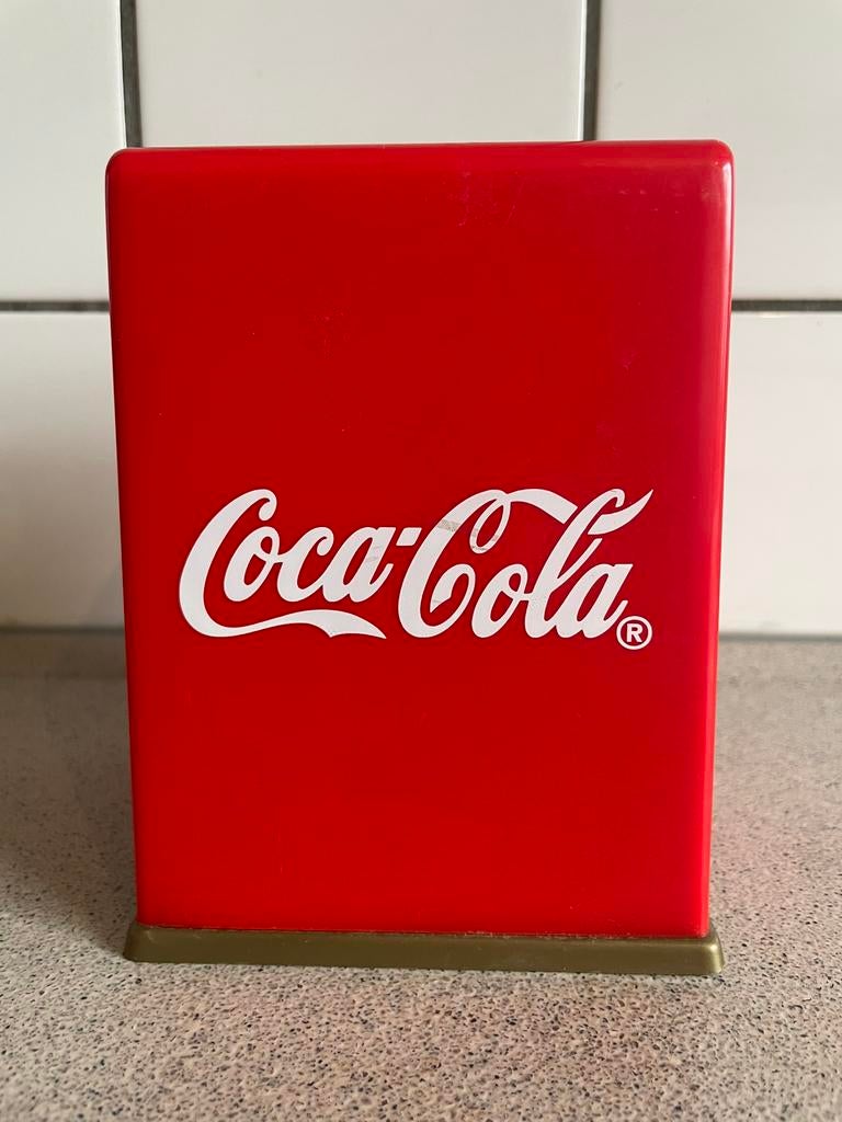 Coca-Cola servettenhouder tissuehouder, Ophalen of Verzenden, Zo goed als nieuw, Gebruiksvoorwerp