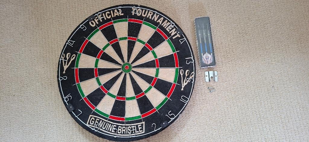 Te koop: dartbord, Ophalen, Zo goed als nieuw, Dartbord met pijlen