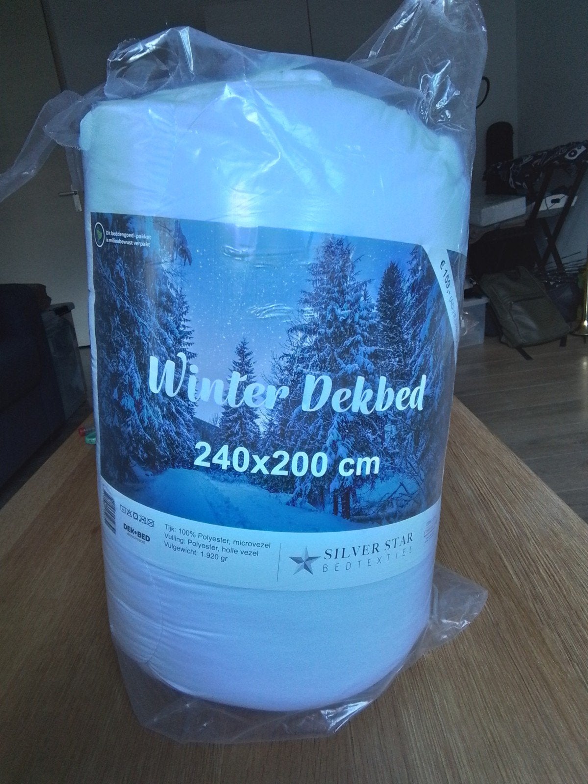 Nieuw Silver Star Winter Dekbed 240x200 cm, Wit, Ophalen of Verzenden, Deken of Dekbed, Overige merken