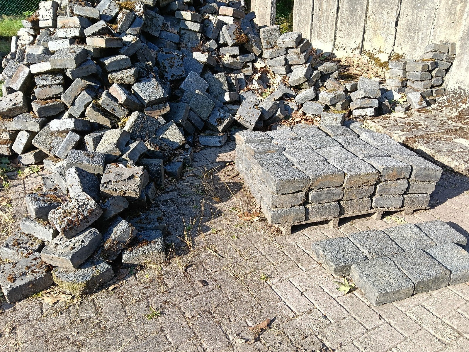 Koperslak tegels 20x20x8, Ophalen, Overige materialen, Gebruikt, Overige typen