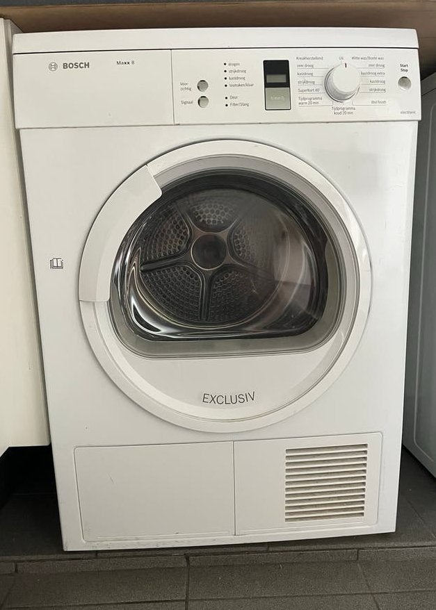 Bosch Maxx 8 Afvoerdroger - WTV76381NL/15, Ophalen, Wolprogramma, 6 tot 8 kg, Gebruikt
