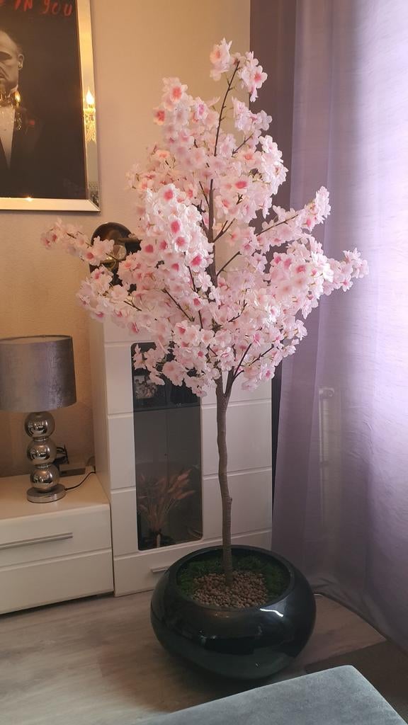 Kunst Kersenbloesem Boom - Roze Bloemen, Ophalen