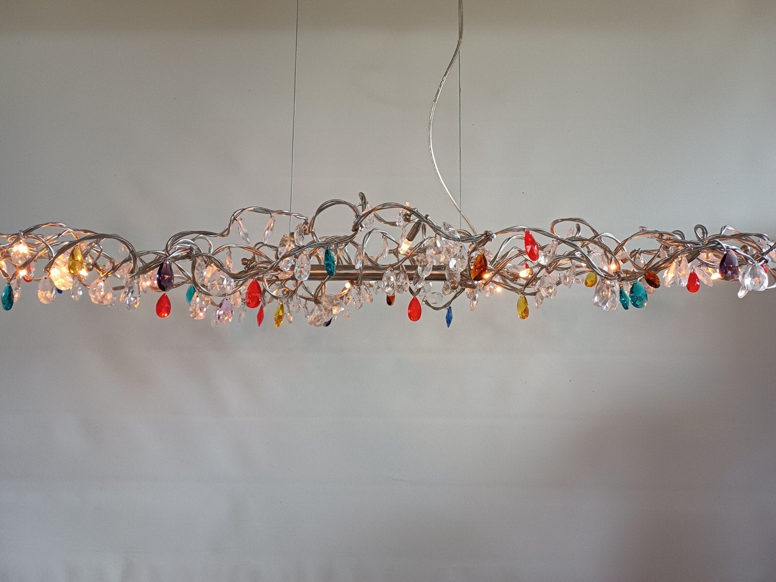 harco loor design lamp Tiara multicolor Kite xxl, Huis en Inrichting, Ophalen, Design, Zo goed als nieuw, Glas