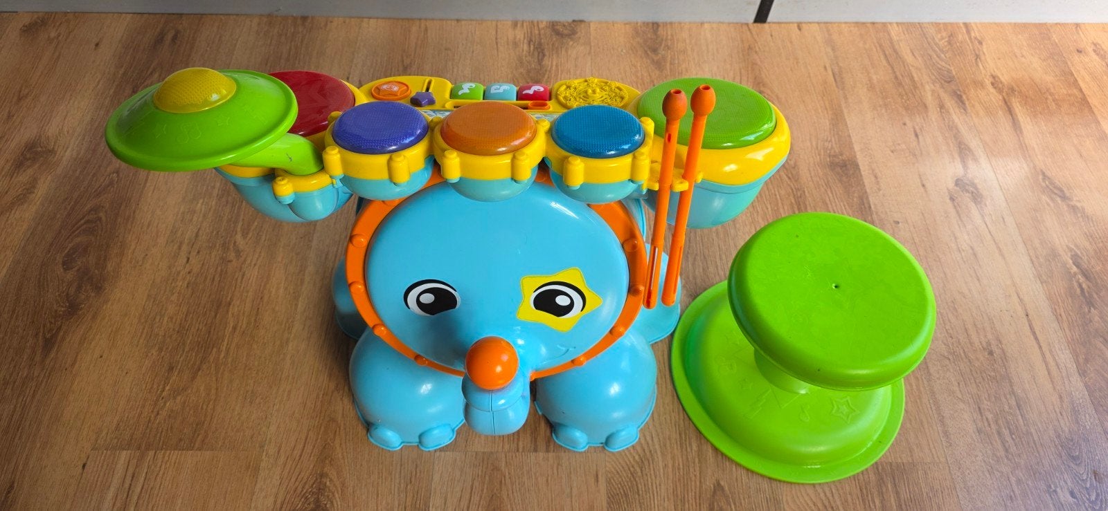 Vtech Drumstel, Ophalen, Met geluid, Gebruikt, Dierenspeelgoed