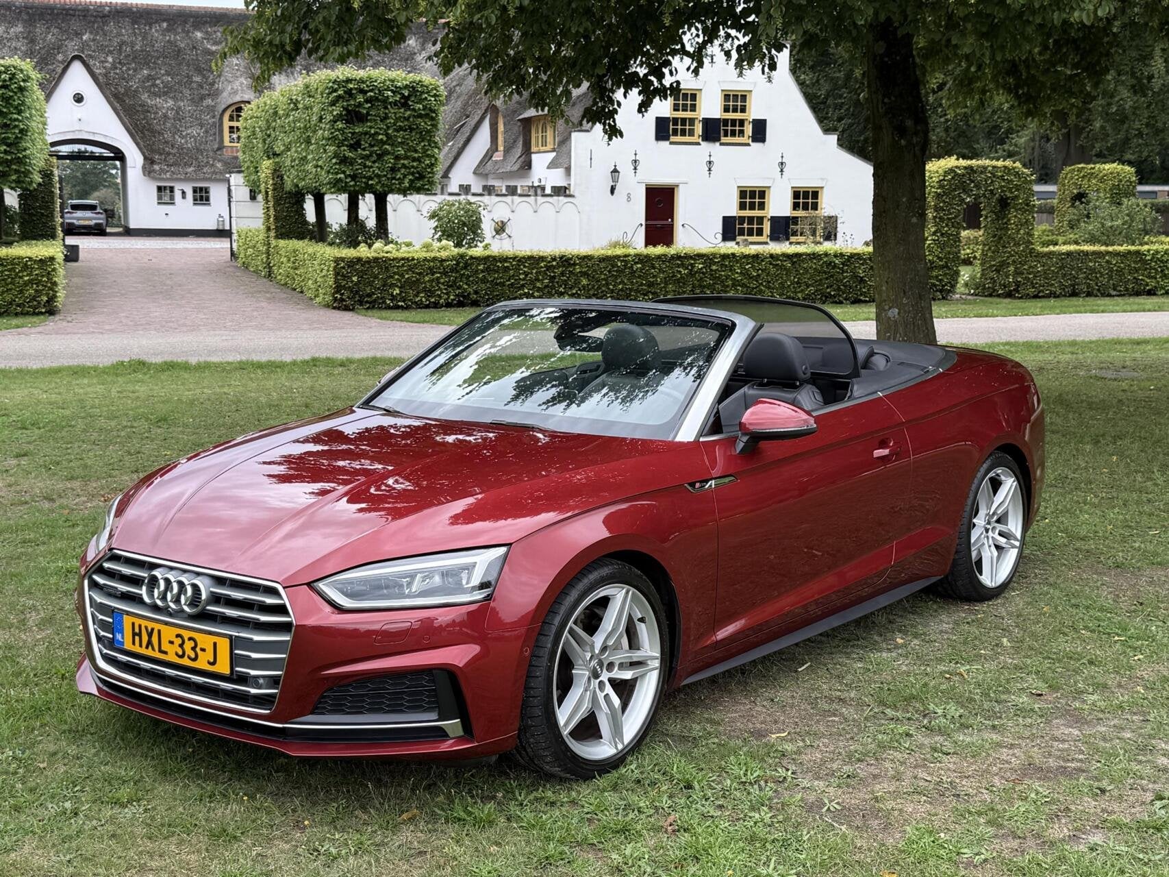 Audi A5 Cabriolet 45 TFSI quattro Sport S Line Edition 30dkm, Auto's, Automaat, Gebruikt, 4 stoelen, Bedrijf