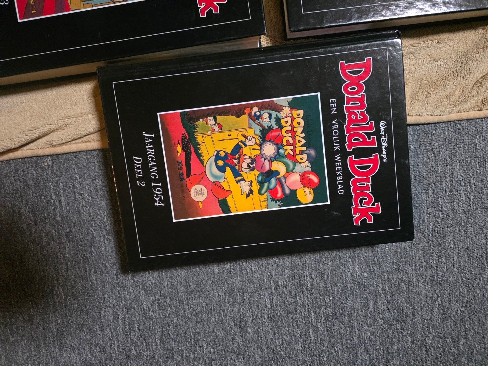 Donald Duck Jaarboek 1952, 1953 (deel 1 & 2), 1954 (deel 1, Meerdere stripboeken, Ophalen of Verzenden, Gelezen