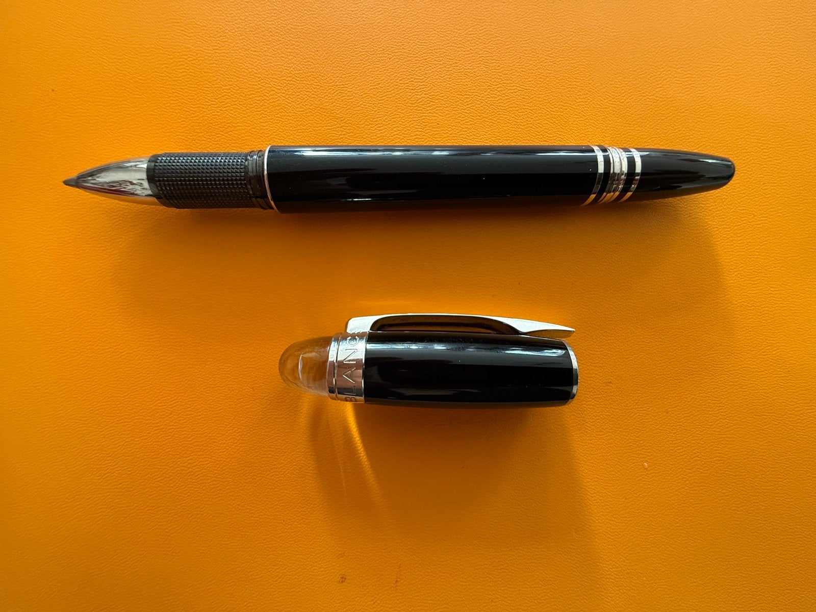 Montblanc Starwalker Fineliner/Roller met certificaat, Verzenden, Zo goed als nieuw, Vulpen, Mont Blanc