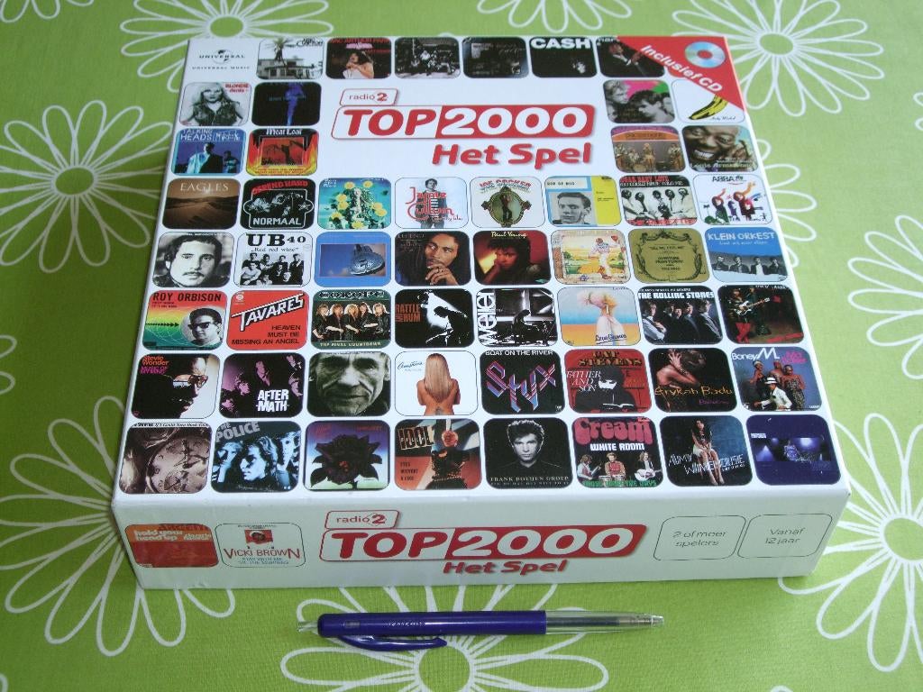 Top 2000 - Het bordspel - Radio 2, Vijf spelers of meer, Ophalen of Verzenden, Zo goed als nieuw