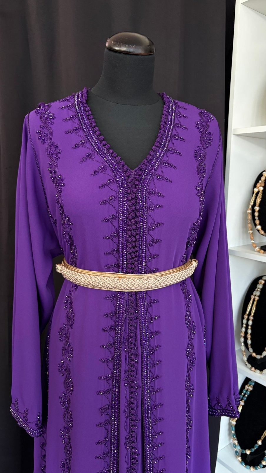 Takshita Marokkaanse jurk, Ophalen of Verzenden, Zo goed als nieuw, Maat 46/48 (XL) of groter, Overige typen