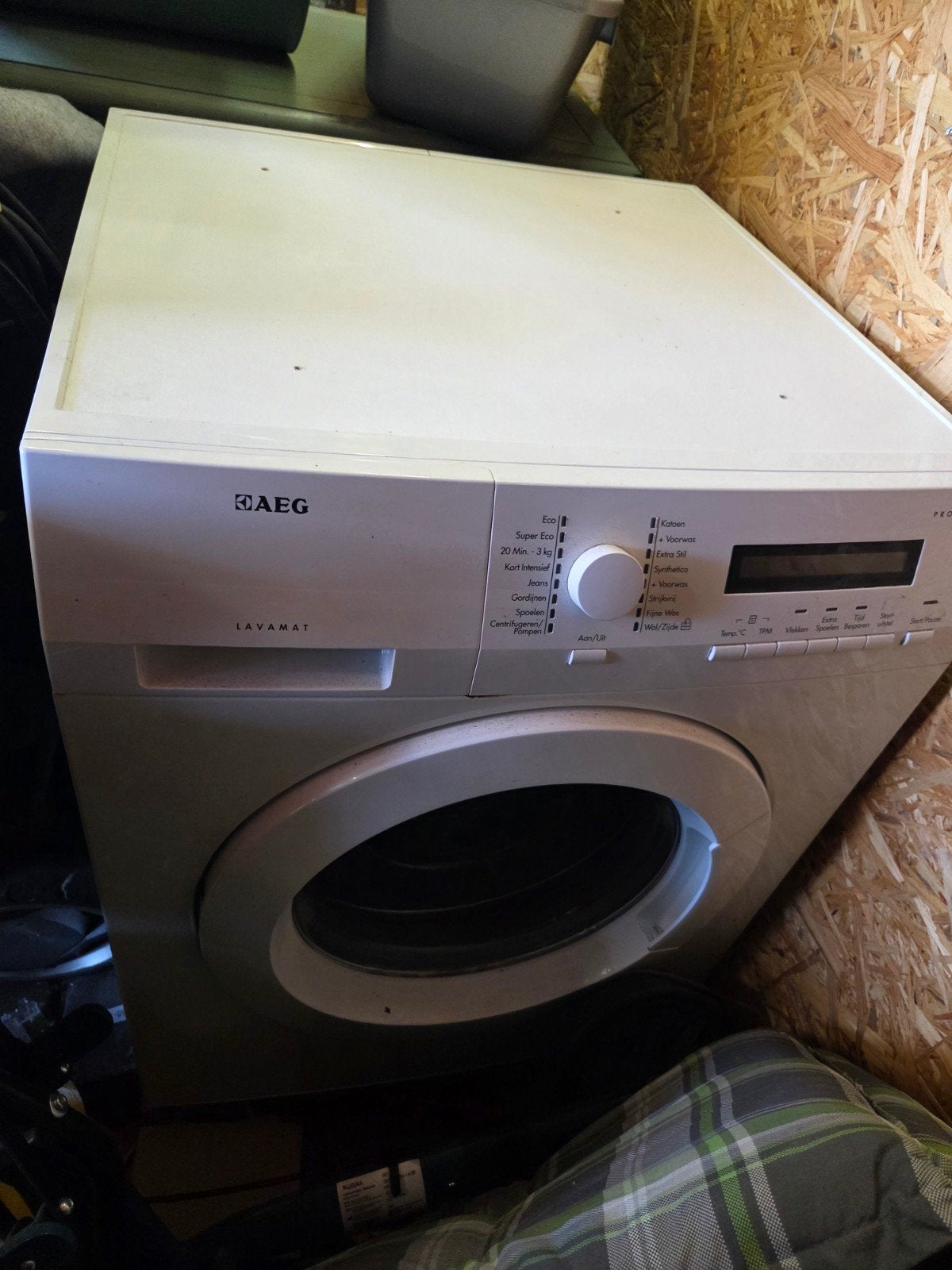 AEG Lavamat Protex Wasmachine - Gebruikt, Witgoed en Apparatuur, Wasmachines, Ophalen, Gebruikt, Wolwasprogramma, Voorlader