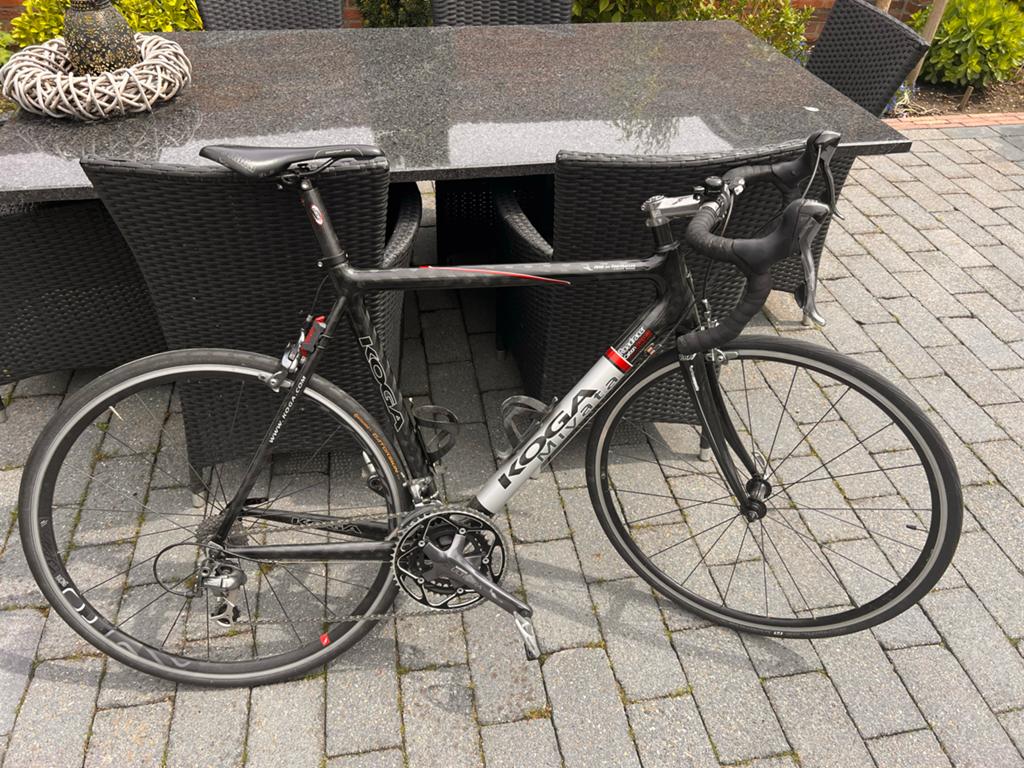 Koga Miyata racefiets - Shimano Ultegra - Carbon frame, 28 inch, Carbon, Ophalen of Verzenden, Zo goed als nieuw