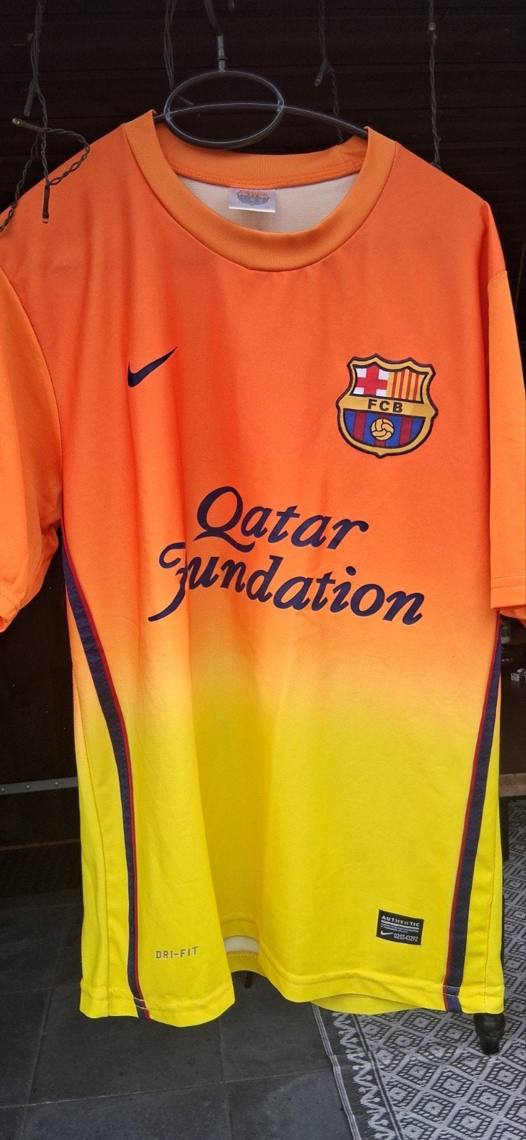 FC Barcelona uitshirt 2012/13 - Messi #10 - Maat M, Shirt, Zo goed als nieuw, Maat M, Ophalen of Verzenden