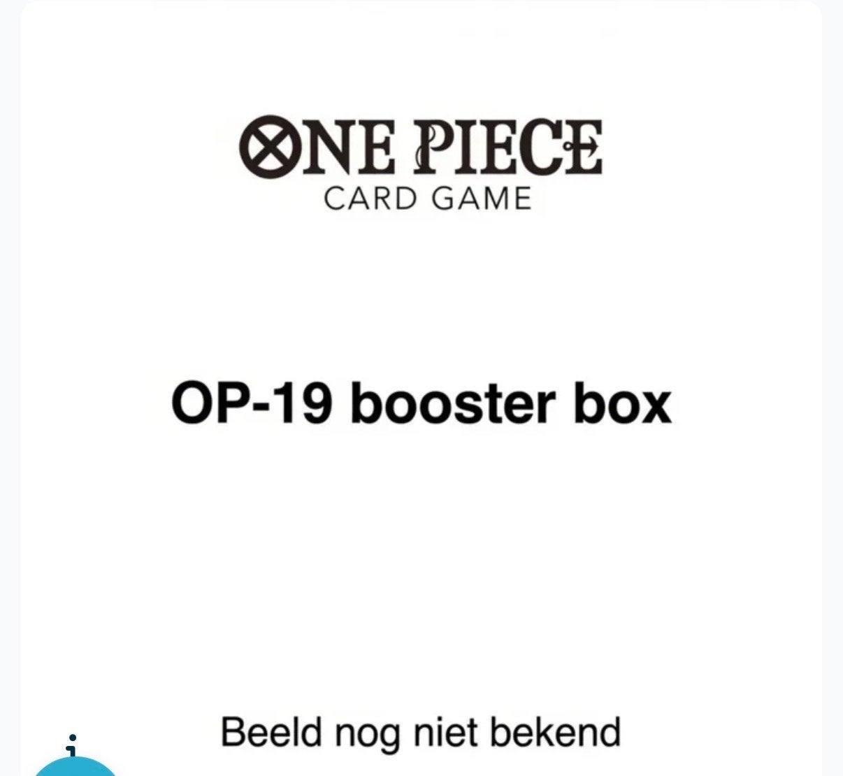 One Piece Card Game OP-19 Booster Box - Preorder nu!, Hobby en Vrije tijd, Verzamelkaartspellen | Magic the Gathering, Ophalen