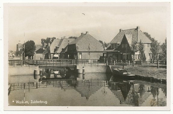 Workum, Zuiderbrug, Antiek en Kunst, Ophalen of Verzenden