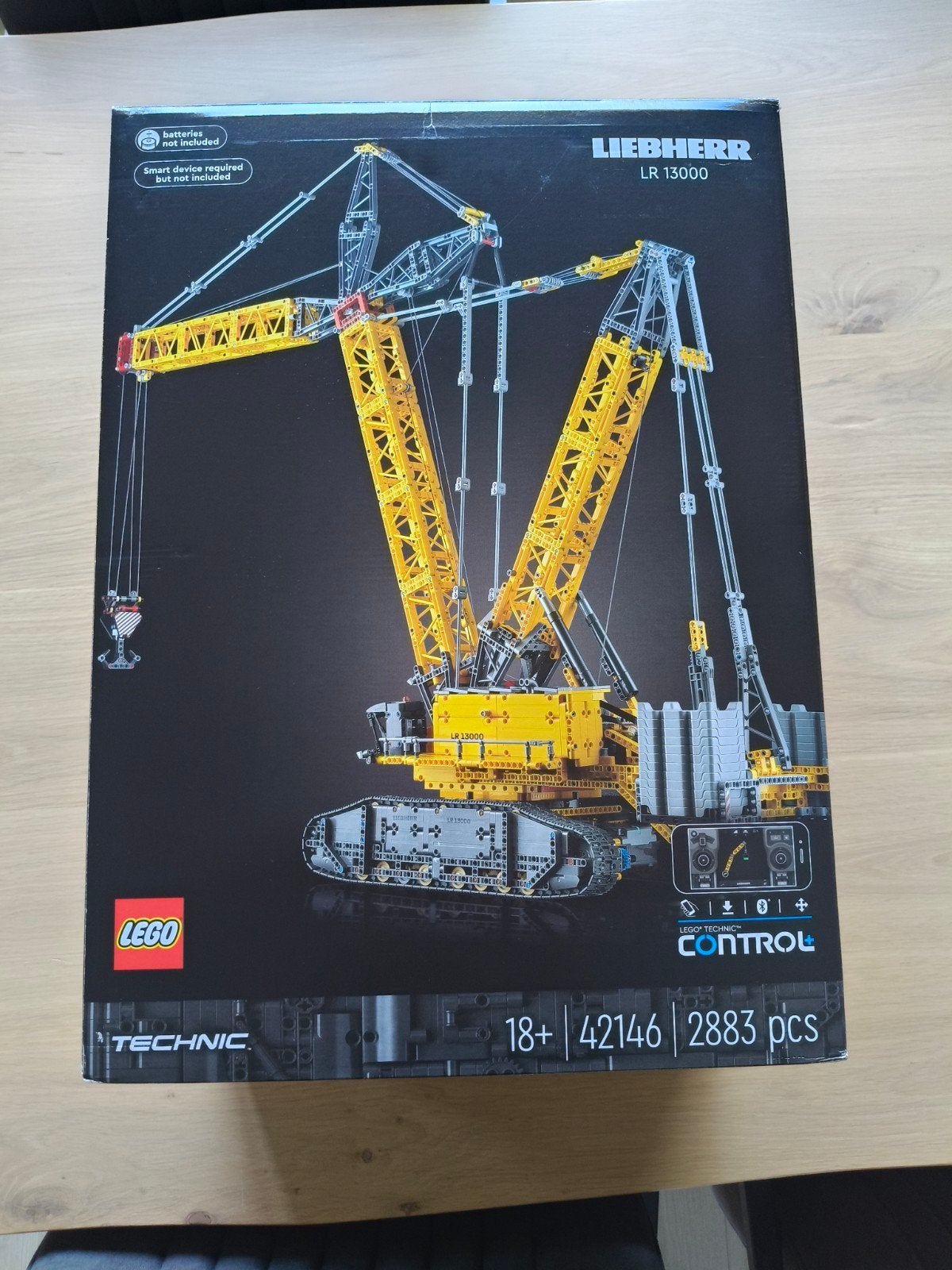LEGO technic 42146 Liebherr rupsbandkraan LR13000, Kinderen en Baby's, Speelgoed | Duplo en Lego, Ophalen of Verzenden, Zo goed als nieuw