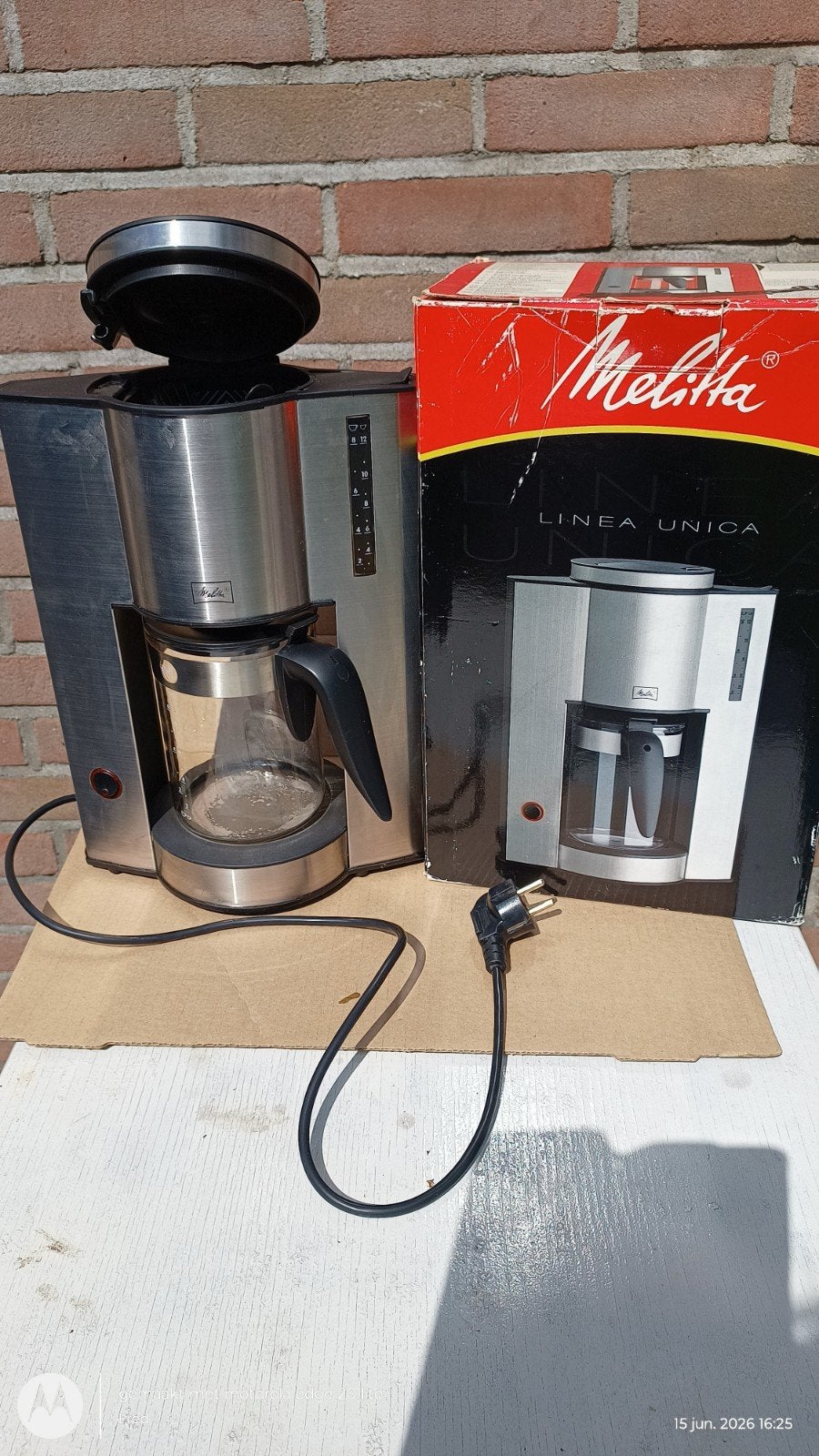 Melitta Linea Unica, 10 kopjes of meer, Koffiemachine, Gemalen koffie, Ophalen of Verzenden