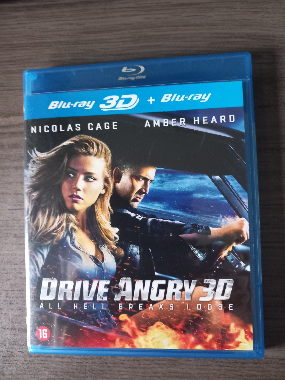 Drive Angry 3D Blu-ray + Blu-ray (Actie, Nicolas Cage), Vanaf 16 jaar, Nederlands, Film, Actie
