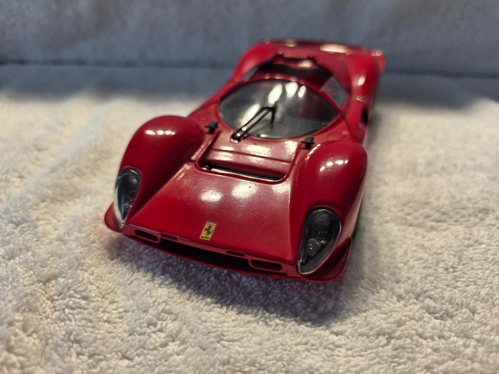 Ferrari 330 P4 Jouef evolution rood 1:18, Ophalen of Verzenden, Gebruikt, Auto, Overige merken