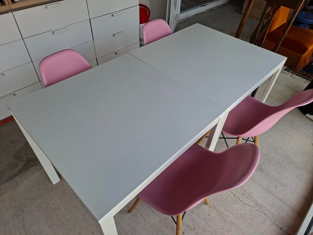 Eettafels 6x Melltorp wit IKEA, Huis en Inrichting, Ophalen, Vierkant, 50 tot 100 cm
