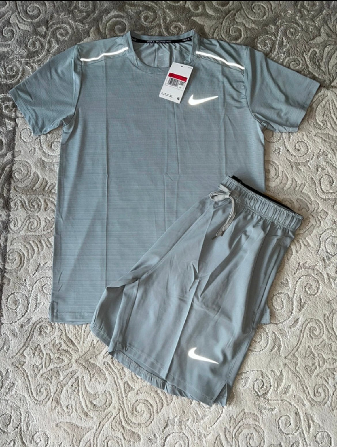 Hardloopset Nike Dri-FIT Reflective, Ophalen of Verzenden, Nieuw, Blauw, Algemeen