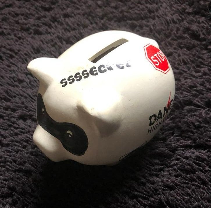 Spaarpot, spaarvarken, Piggy bank, nieuw, Ophalen of Verzenden, Nieuw, Steen, Aardewerk of Keramiek, Dier