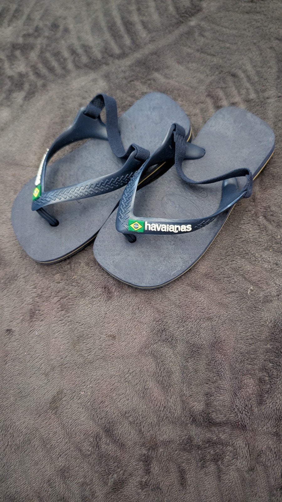 Havaianas slippers met bandje - Maat 25/26, Ophalen of Verzenden, Gebruikt, Havaianas, Jongen of Meisje