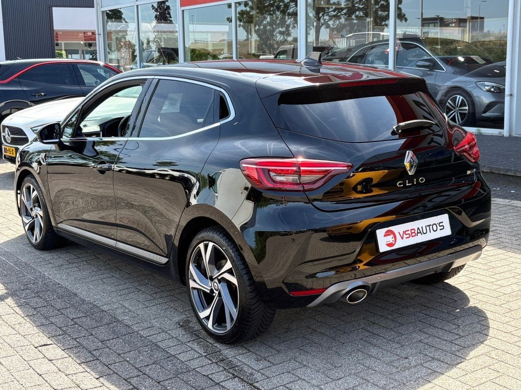 Renault CLIO 1.0 TCE INIT. PARIS RS LINE. LEER NAVI CAMERA S, Lane Keeping Assist, Gebruikt, Met garantie (alle), Zwart