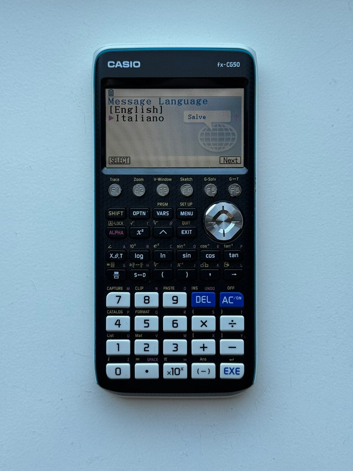 Casio fx-CG50 grafische rekenmachine met hoes, Diversen, Verzenden, Grafische rekenmachine, Zo goed als nieuw