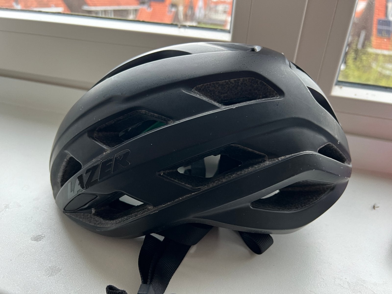 Lazer Strada KinetiCore Racefiets Helm Zwart Maat M, Ophalen of Verzenden, Gebruikt, M, Heer of Dame